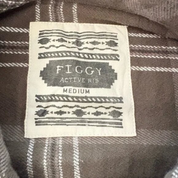 2/$10 Active Ride Shop Figgy Collection Green Button Down - Size Medium - Picture 3 of 3